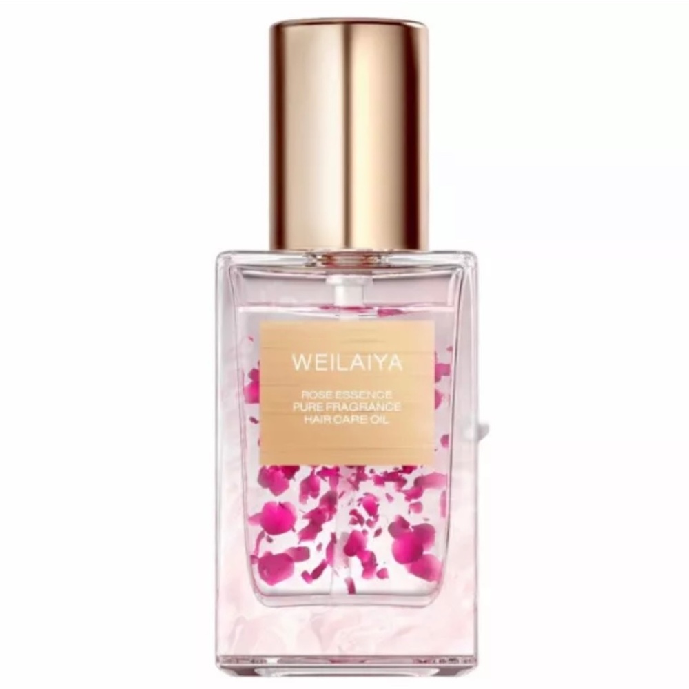 Weilaiya Rose Essence Pure Fragrance Hair Care Oil ANTI FRIZZY, SHINY, & SMOOTH